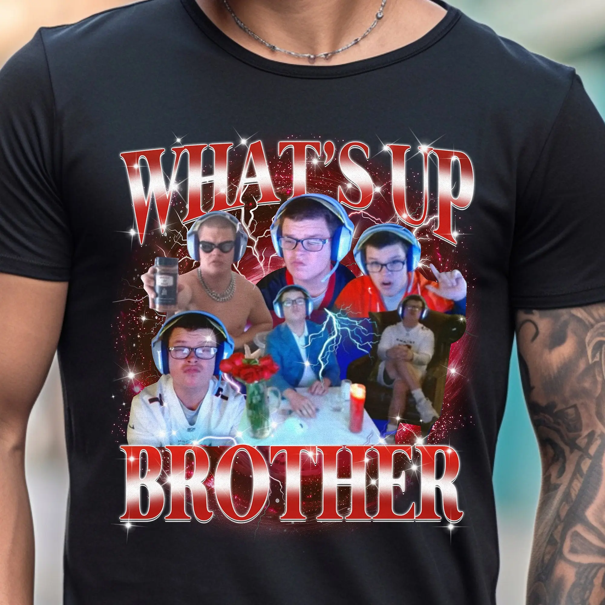Personalized Sketch What's Up Brother Bootleg Rap Shirt, Funny Sketch Streamer Gift Tshirt, sketch streamer sweatshirt, Video Gamer Streamer Shirt, Gamer Gift Idea, Gift for gamer, Gift for Mom, Gift for Dad, Gift for Her, Gift for Him