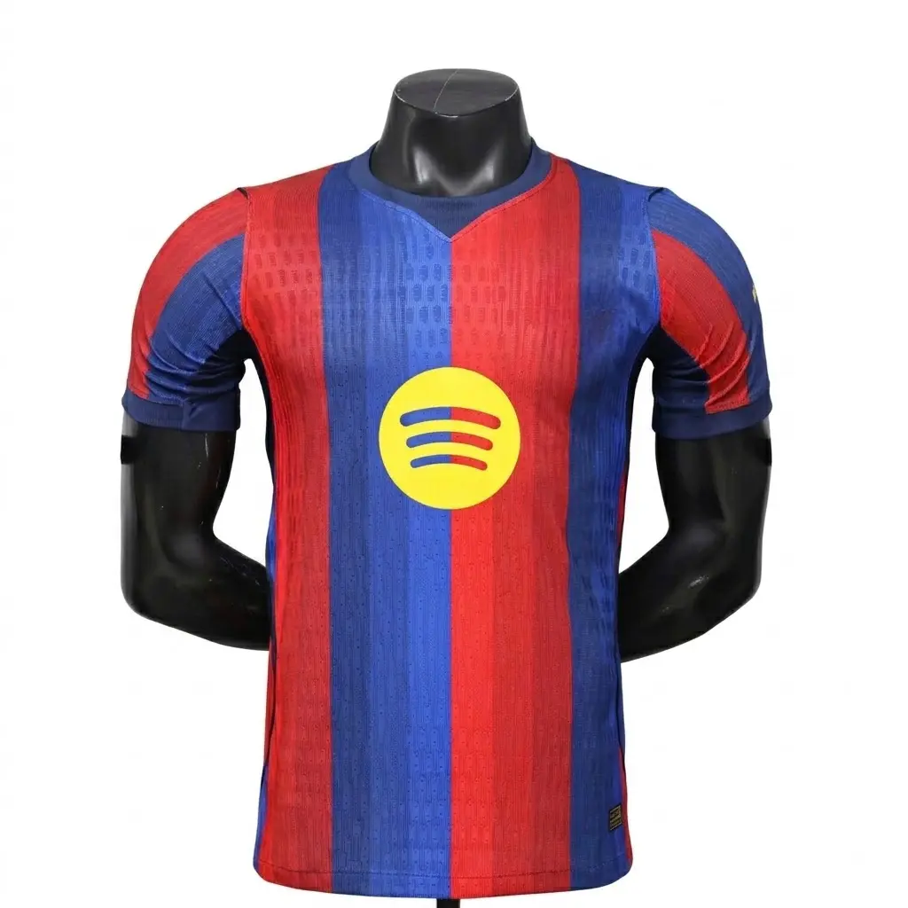 [FULL LOGO] Home football jersey of the Catalan national team. Breathable cotton material. Customizable name and number.