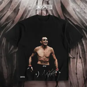 UNDISPUTED Tony "El Cucuy" Ferguson Signature Heavy Cotton T-shirt MMA Shirt El Cucuy Fan Apparel UFC Tee DTG Printed