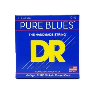 DR Strings Pure Blues Electric strings Pure Nickel 10-46