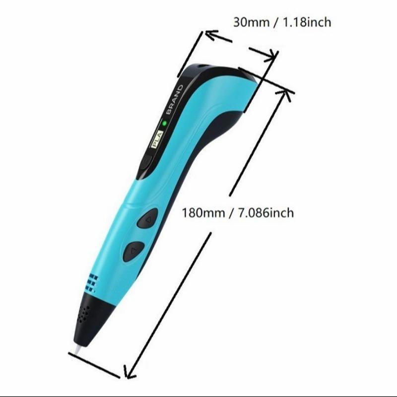 2026 NEW 3D Printing Pen Set for Kids with LCD Display PLA Filament 3 Gears Adjustable Spinning Speed Ideal for Birthdays Christmas Presents