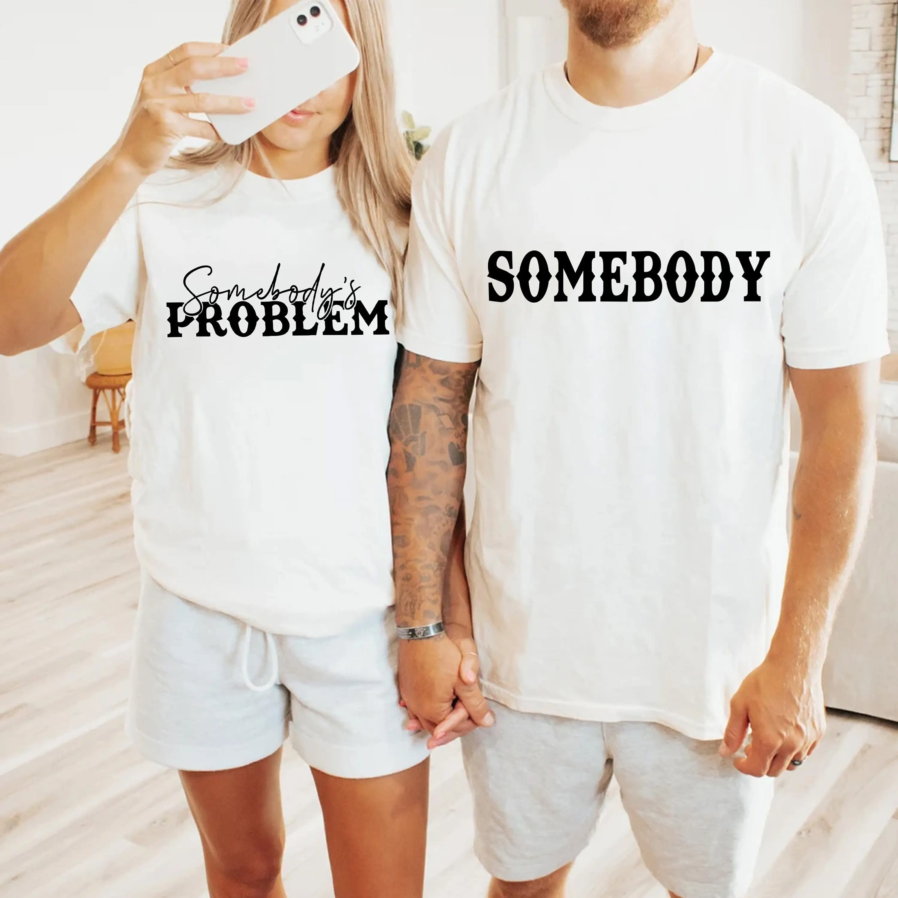 Somebody's Problem Shirts, Couples Matching Shirts, Somebody Shirt, Couple Shirt, Country Music Shirt, Country Song Lover Shirt, Couple Tees