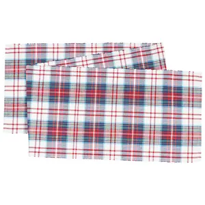 13" x 72" Morris Plaid Table Runner by Valerie