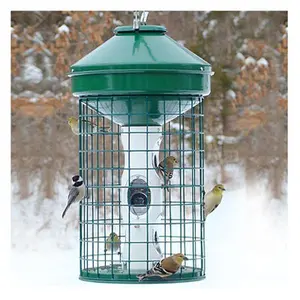 212 MAIN Woodlink NAAV1MNP Heavy-Duty Caged Mixed Seed Bird Feeder, Bird Feeder Station, Pet Feeding Supplies