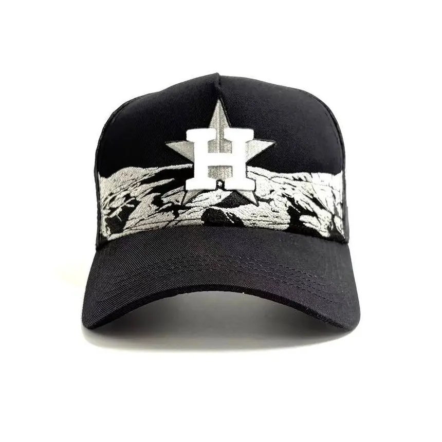 Houston x Belico Space City H Town Structured Snapback Cap, 1 Size, Adjustable Closure, Everyday Wear Fashion Accessory
