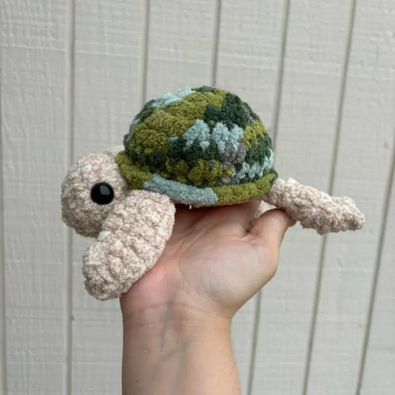 Turtle Crochet Toy Plush Handmade