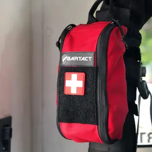 ROLL BAR IFAK Kit Pouch, MOLLE back, 1000d Cordura Nylon, PALS Compatible, Choose Color With 2 - roll bar straps