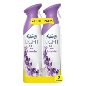 Air Mist Room Spray – Odor-Fighting Lavender Air Freshener for Home & Bathroom, 2-Pack 8.8oz