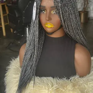 Closure Senegalese twist wigs ready to ship,salt n peeper