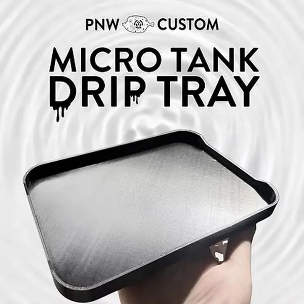 Micro Tank Drip Tray for 40oz Desktop Aquarium Micro Tank Drip Tray for 40oz Desktop Aquarium