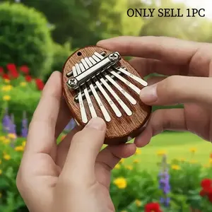 Mini 8-Key Thumb Piano, Portable 8-Note Thumb Piano, Musical Instrument for Kids and Adults, Fun Music Toy, Birthday Gift for Friends and Children