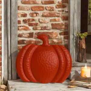 Iron Pumpkin Decoration Ornament, Perfect for Halloween Home Decor, 1pc Iron Art Piece, Ideal for Festive Season, Enhance Your Holiday Setup