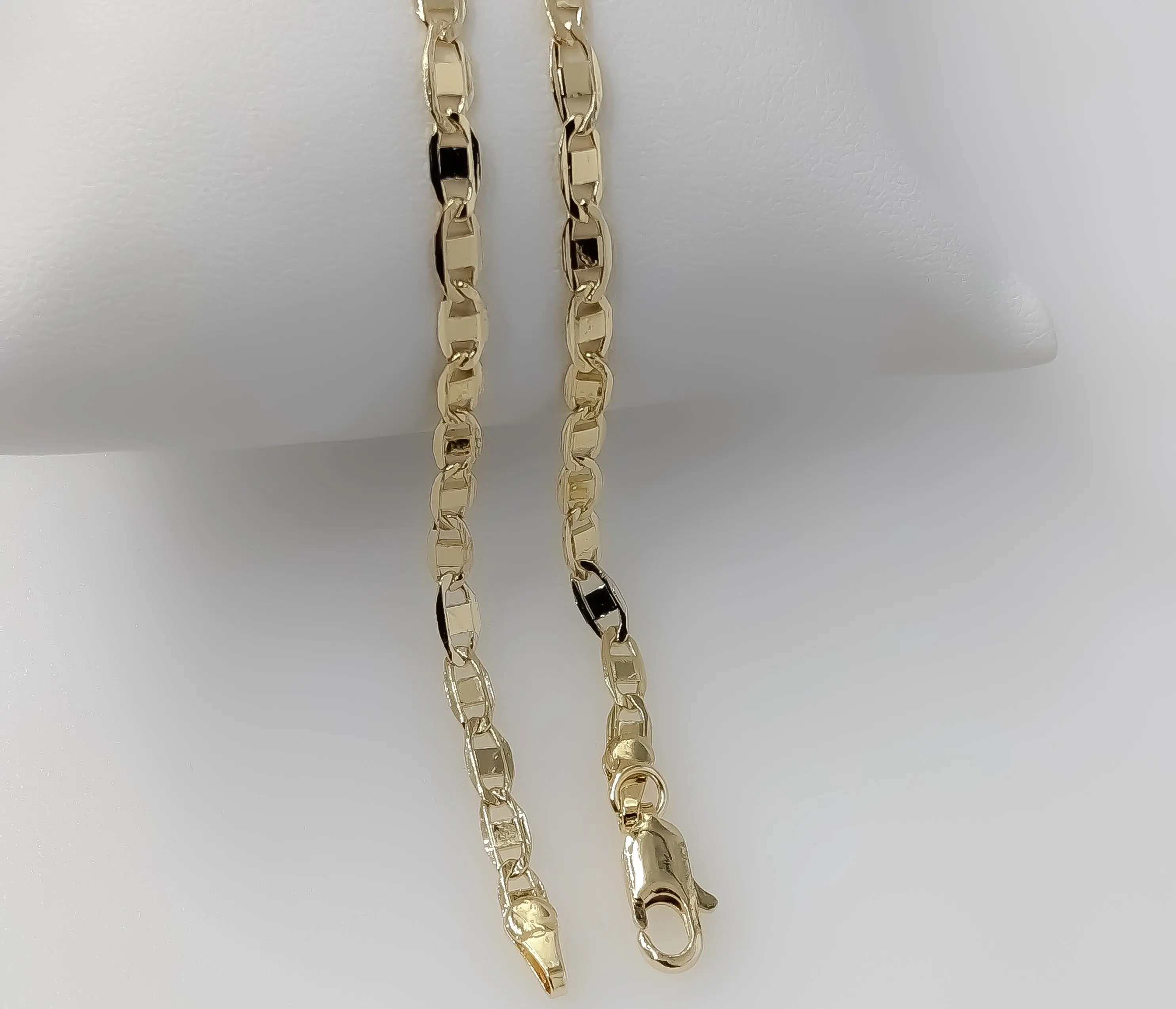 Plated 3mm Flat Mariner Anchor Chain