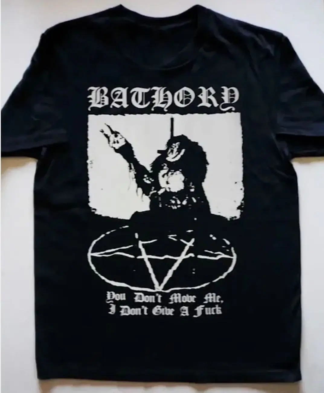 New Popular Bathory Band Black T-Shirt Cotton Full Size S-5XL K