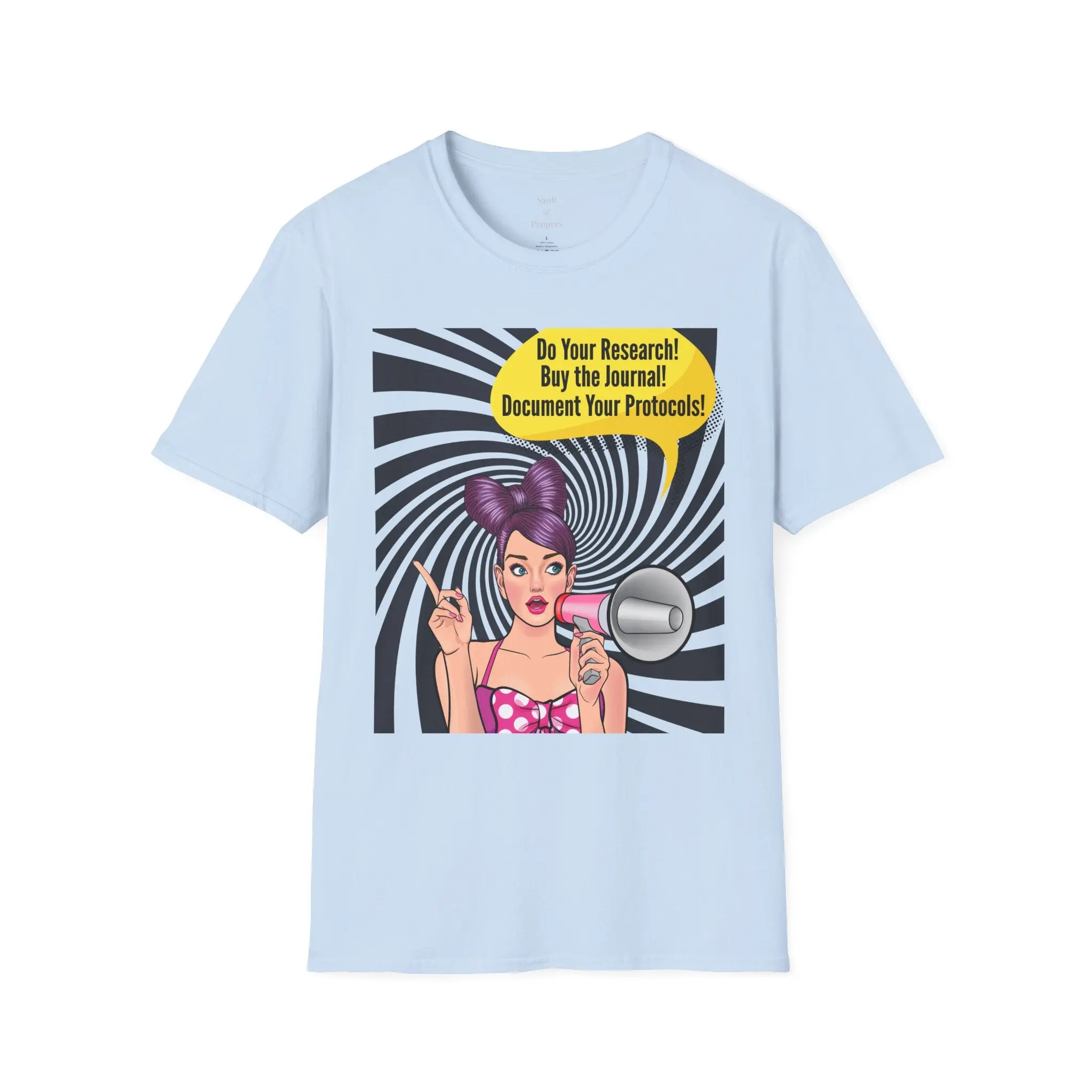 Research Protocols PSA Pop Art T-Shirt