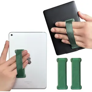 Hand Holder Strap for ipad, Tablet Hand Holder Strap, Universal Handle Grip for iPad Kindle, Mini Tablets and Cases (Green) - 2 count