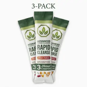 Rapid Cleanse 3-Pack | Fast-Acting Detox Drink Powder | Best Value Bundle