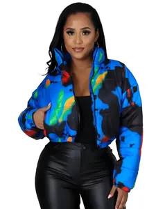 Kauna Blue Bomber Jacket