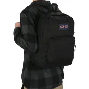 JanSport SuperBreak One Backpacks - Durable, Lightweight Bookbag with 1 Main Compartment, Front Utility Pocket with Built-in Organizer - Premium Backpack, Black