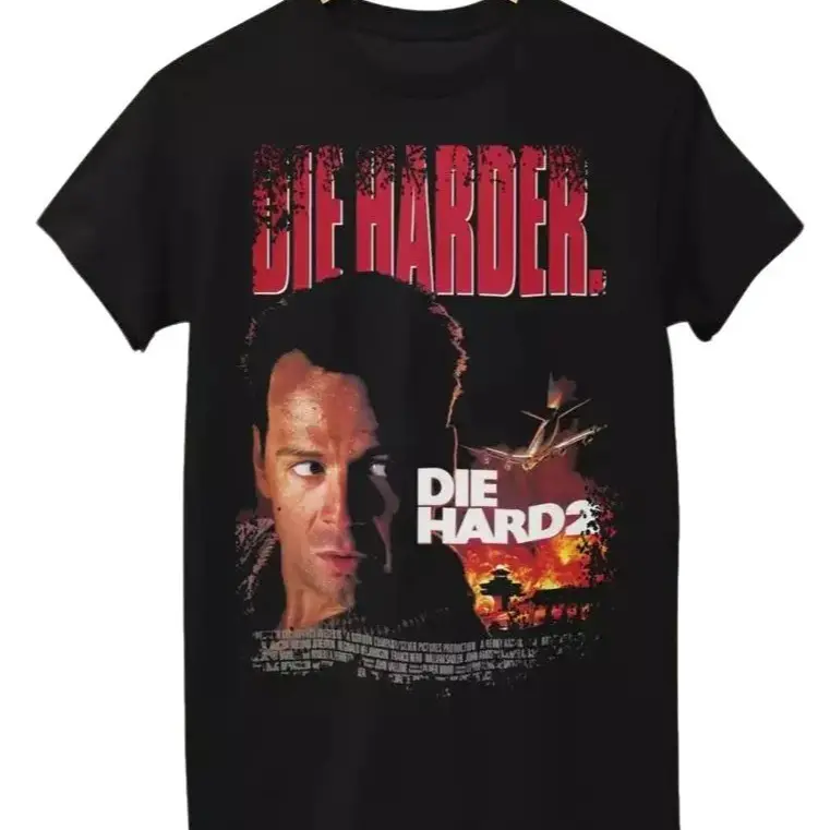 Die Hard 2 - Movie Poster inspired Unisex Black T-Shirt
