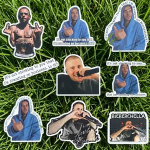 9 Ops  It's not clocking to you that i'm standing on business Sticker, Bieberchella 2026 Fan Merch Gift