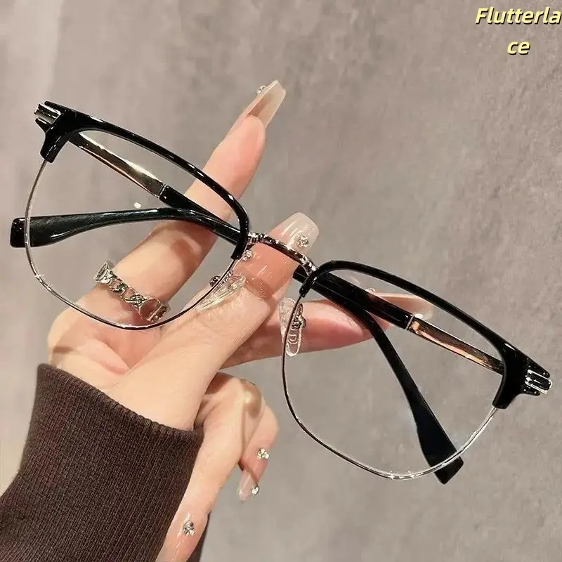 Blue Light Blocking Glasses for Men Square Frame Computer Glasses HD Clear Lens Lightweight Anti Blue Light Eyewear for Work Gaming Screen Use Office Home Daily Wear Eye Protection summerwins