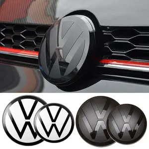 Car Non-destructiv Front Grille Grill Badge Cover Rear Emblem Logo Lid Sticker For Volkswagen VW PASSAT B8 2017-2019 PASSAT CC 2008-2012 2013-2018 2019-2020 2021-2023