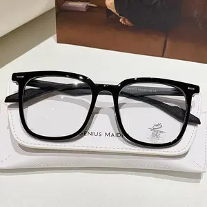 Anti Blue Light Computer Myopia Glasses Women Men Ultralight Black Frame Nearsighted Eye Glasses Diopter -1.0-1.5-4.0 Eyeglasses