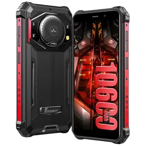FOSSiBOT F101P Rugged Call Phone，Android 13 7GB+64GB /1TB Rugged Smartphone 10600mAh Unlocked Phone 123dB Loud Volume Phone 5.45" 24MP+8MP Camera Waterproof Smartphone 4G Dual SIM OTG Octa-core 18W