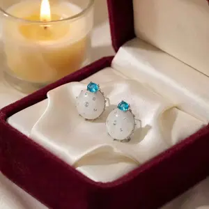 New fashionable versatile geometric stud earrings