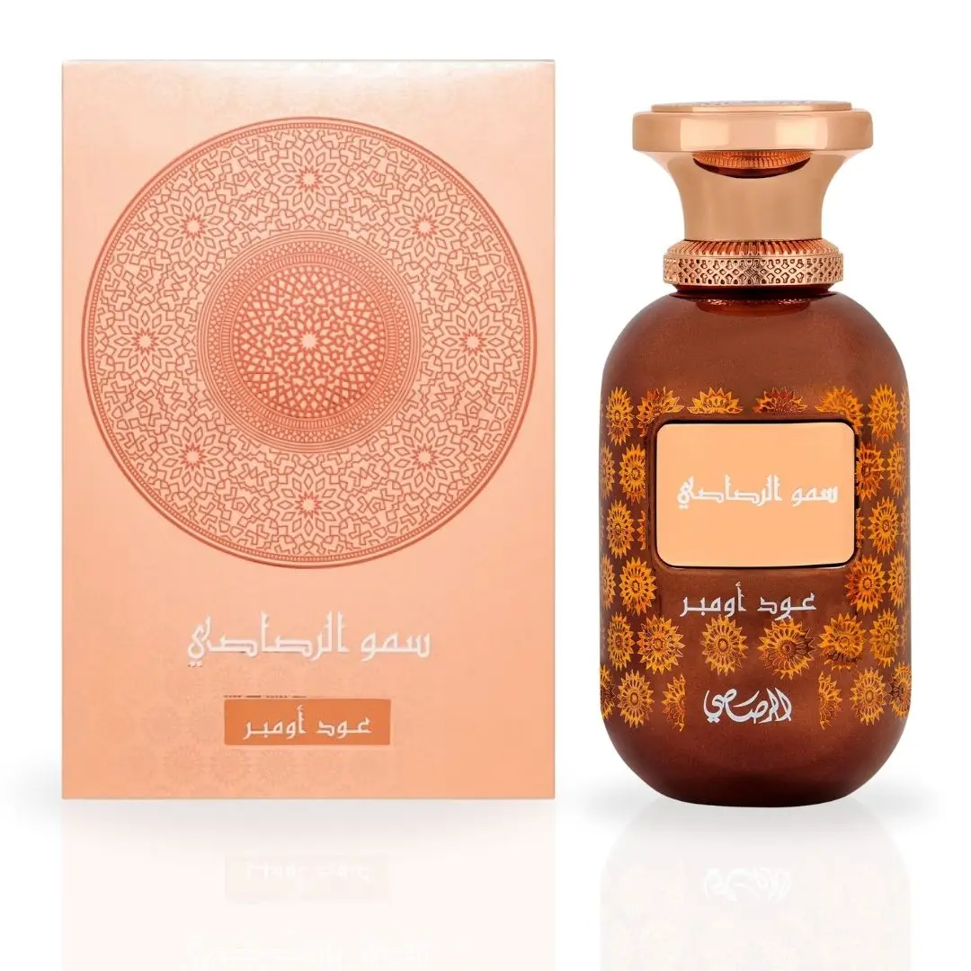 Somow Al Rasasi Oud Ombre EDP Spray 100ML (3.4 OZ) by Rasasi | Long Lasting, Fruity, Floral, Woody, Musky, Luxurious Unisex Scent.