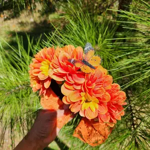 One of a kind-Handmade Flower Crown Headband Headpiece