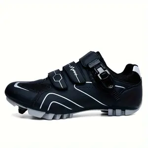 Sneakers, Professional Cycling Shoes for Men and Women, Mountain Bike Shoes, Lock-in Shoes, Supportive Shoes, Anti-Sand Cycling Shoes