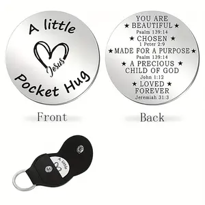 Inspirational Bible Verse Keychain for Women, You Are Chosen Loved and Have a Purpose, Perfect Confirmation Gift & Valentine's Day Present