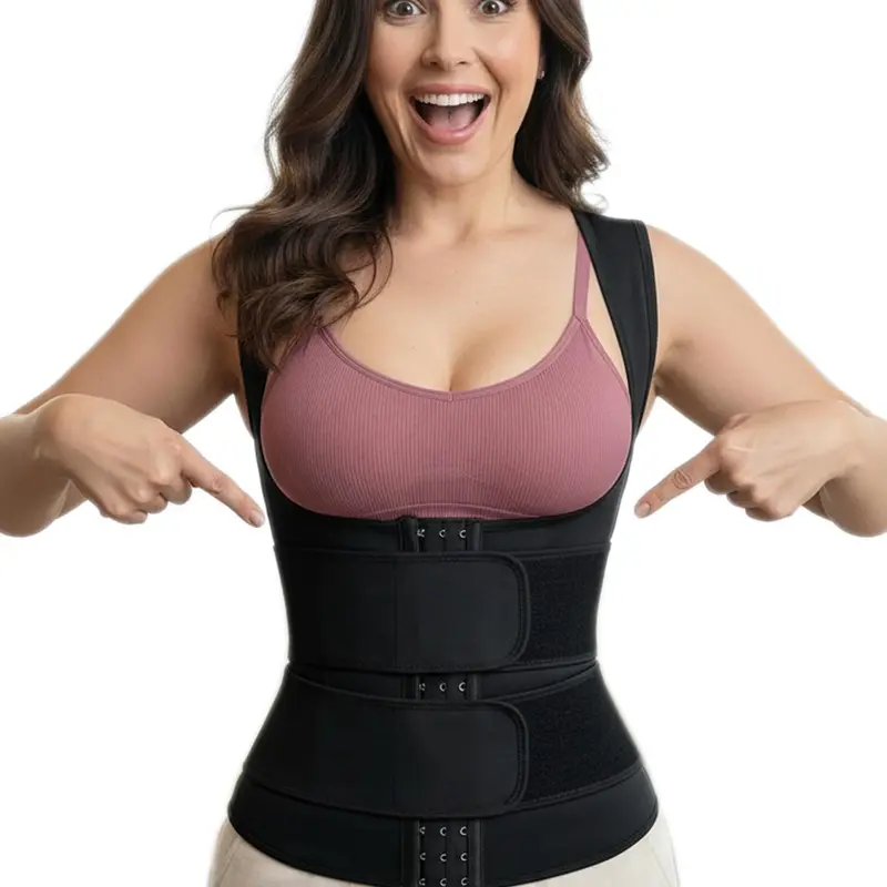 Women’s Adjustable Neoprene Vest – Sleeveless Adjustable Strap Top for Daily and Active Wear
