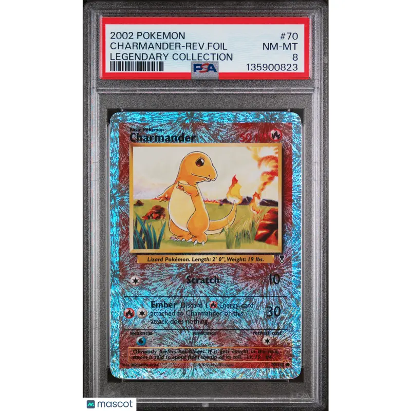 2002 charmander pokemon card 3D Printed CGC Graded Pokémon Slab Holder main image 1