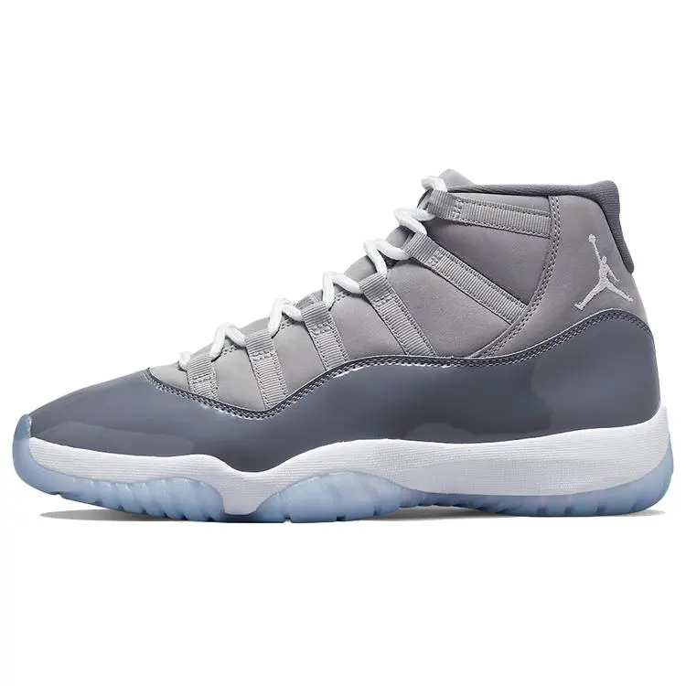 Jordan 11 Retro Cool Grey 2021 Mid Top Basketball Shoes Unisex Medium Multi-Color CT8012-005