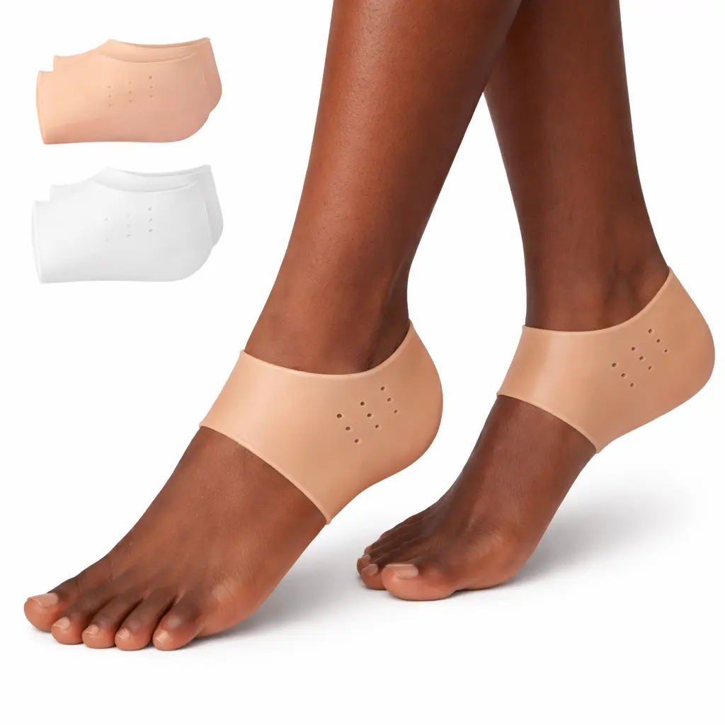 Silicone Height Increase Insoles 3.3cm, Non-Slip Invisible Heel Pads Ergonomic Shock Absorbing Cushion for Men Women,Thickened cushion reduces foot pressure & fatigue, Secure Fit for Dress Shoes Boots Sneakers