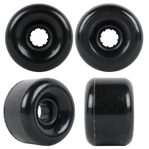 Blank Longboard Wheels 65mm x 44mm Black USA Centerset 78A