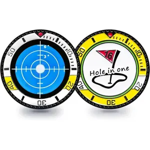 Golf Green Reader Golf Ball Marker with High Precision Reading Slope Measurement Improve Putting Skills Ideal Golf Accessories Accurate Precision Reading for Men Women Golfers 1 Pack Marking