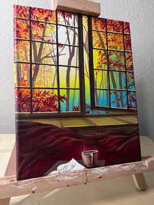 “Cozy” 8x10 Acrylic