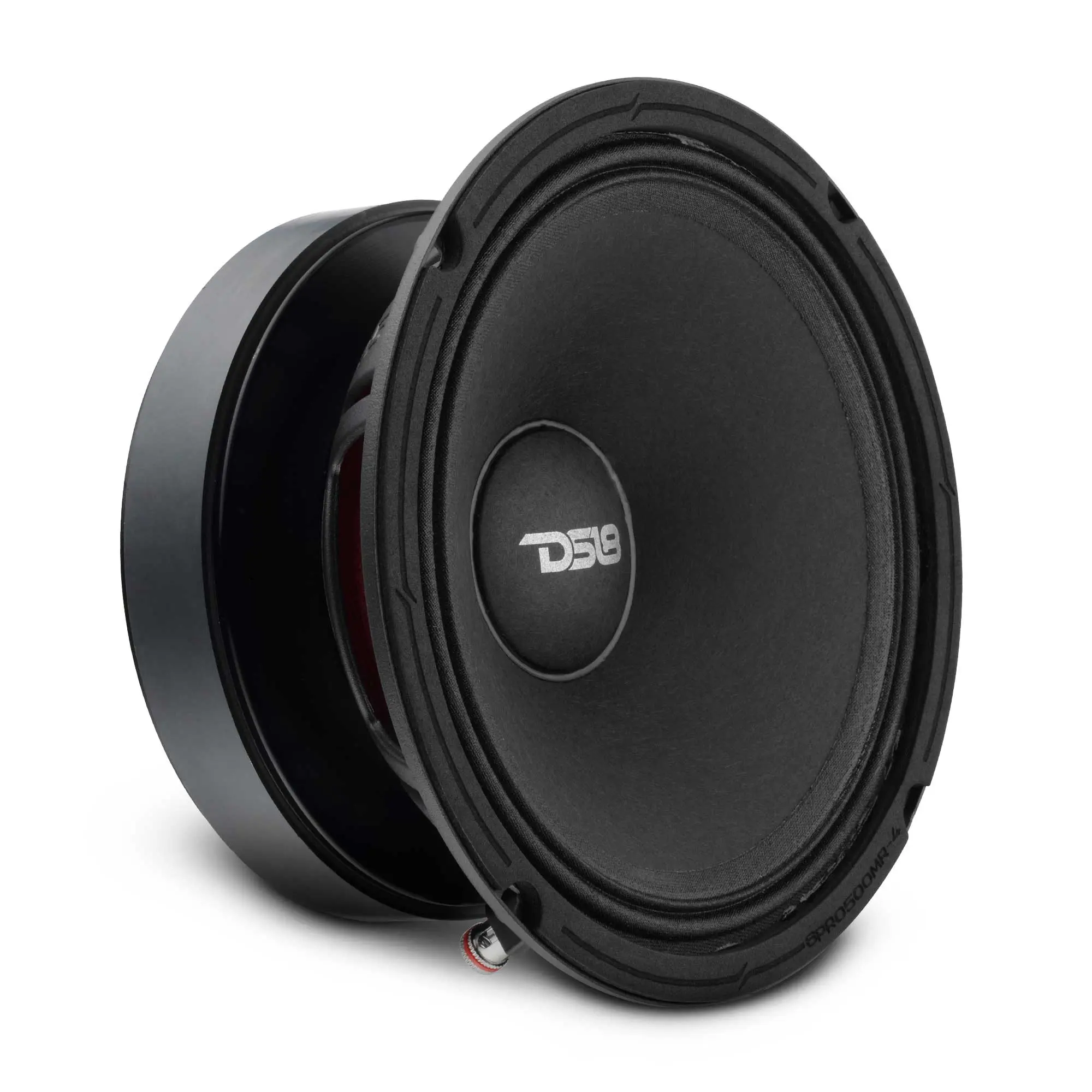 DS18 6PRO500MR-4 6.5" Ferrite Magnet Mid-Range Loudspeaker - 250W RMS, 4-Ohm, High Sensitivity Car Speaker for Car Audio Systems, Car Speakers