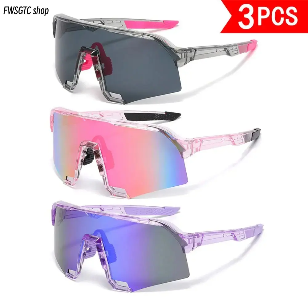 Unisex 3-Pack Neon Oversized Trendy Sunglasses with UV400 Protection, HD Coating, Colorful Fashion Eyewear, Stylish Casual Shades, Ideal for Daily Wear, Outdoor Activities, Neon Sunglasses, Futuristic Sunglasses