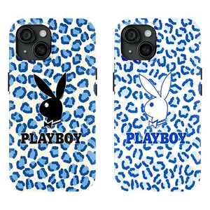 Cute Playboy leopard Phone Case Protection, Shockproof For IPhone 17-11, Pro Max, Pro Plus, and Samsung S26 25 24 23 Safety Case