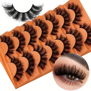 Natural Look Thin False Eyelashes, Soft Cat Eye Lashes, Set for Daily Elegant and Special Occasions
