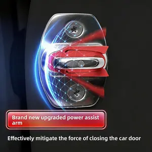 Universal Car Door Lock Silicone Bumper Pads, Automotive Shock Absorbing Stress Relief Accessories, Prevent Collision and Rust for Door Locks