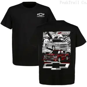 Z71 Chevrolet Truck Graphic T-Shirt, Suitable for Chevrolet Enthusiasts Truck Shirt, Off-Road Enthusiast Graphic T-Shirt, Car Enthusiast Garage Style Clothing Gift for Car Lovers, Unisex T-Shirt, Pure Cotton Casual Black