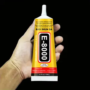 E8000 All-Purpose Glue! Perfect for repairing phones, jewelry & DIY crafts. Dries clear and remains flexible without cracking!