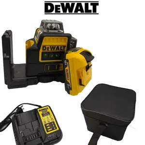 DEWALT 089LG 12V Green Beam Laser Level Kit 3x360° | ±4° Auto Level | High Precision Layout Tool for Construction & Remodeling