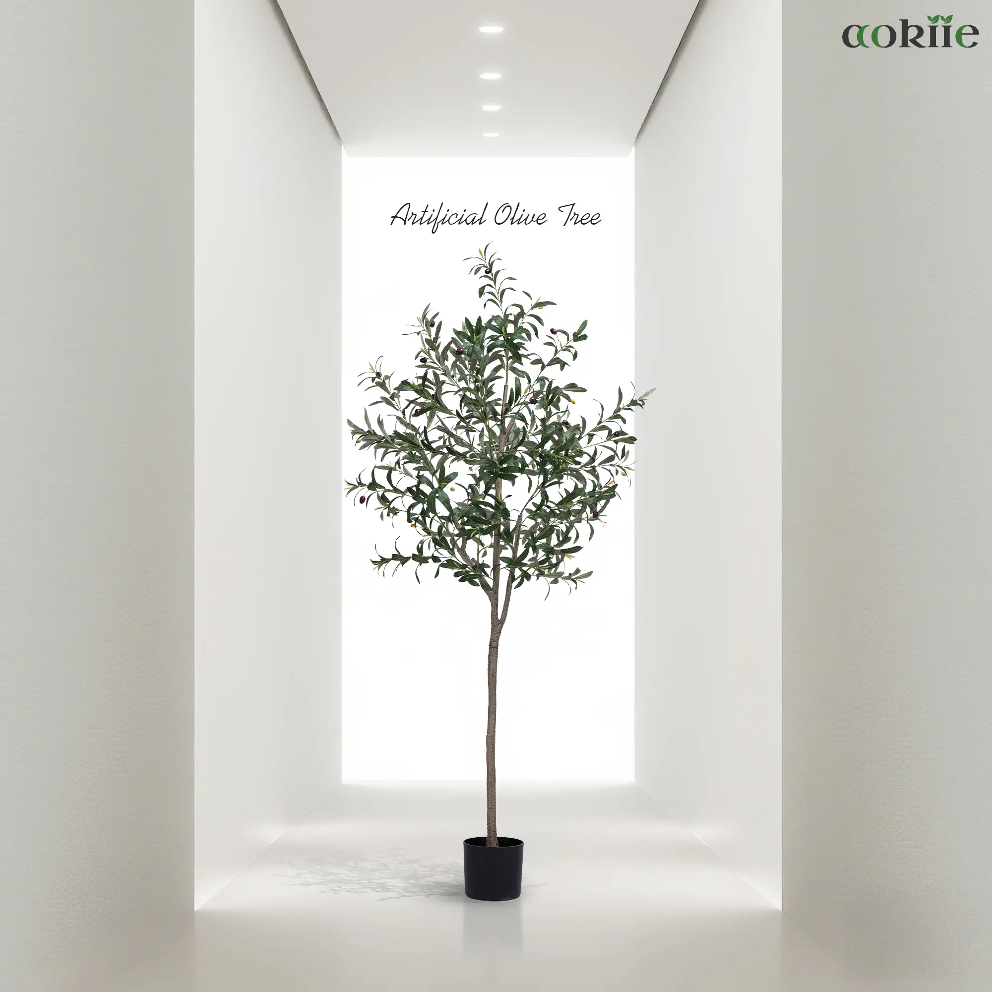 6FT Realistic Artificial Olive Tree with Fruits and branches for Indoor ...